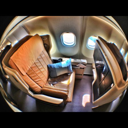 Singapore Airlines took third place. The airline's economy seats are designed so that when you recline, you don't take up much space for the person behind you. Passengers also get individual reading lamps and in-seat power supply.