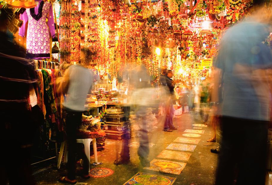 This beautiful photo captures the hustle and bustle of the bazaars along <a href="http://ireport.cnn.com/docs/DOC-1044338" target="_blank">Serangoon Road in Singapore</a>. "The area is affectionately known to locals as "Little India" and it consists of stalls selling clothes, lamps, flowers, home accessories, food delicacies, anything that a believer could need for the Diwali celebrations and a fresh start to the new year," said John Liow Ye Tsun. "I'm Christian by faith so while I don't celebrate Diwali personally, a large number of my friends are Hindu and it's through their invitations that I understand this tradition, and get to experience a slice of the celebration," said the 40-year-old. 