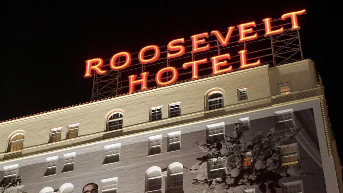 Book the Marilyn Monroe package for a chance to spot the star at the Hollywood Roosevelt Hotel.
