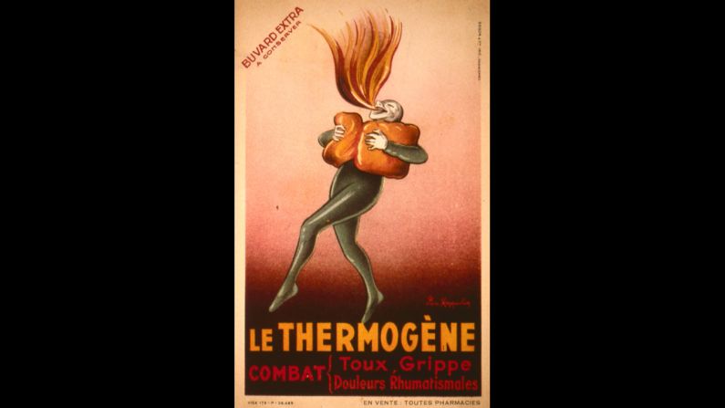 <a href="http://www.philamuseum.org/collections/permanent/199889.html?mulR=1658" target="_blank" target="_blank">Le Thermogene</a> was a popular European remedy designed to treat coughs, the flu and rheumatic pains. The cotton wadding was treated with capsicum, a type of plant that creates heat when applied to the body.