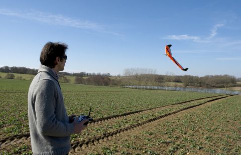 Soon, real farming could be as easy as online farming games. Time-consuming agricultural tasks, such as spraying pesticides, could be left to UAVs, whilst surveillance drones can analyze the land and offer insight into how to boost the harvest. This French drone is scanning crops to help farmers optimize water levels and fertilizer use.
