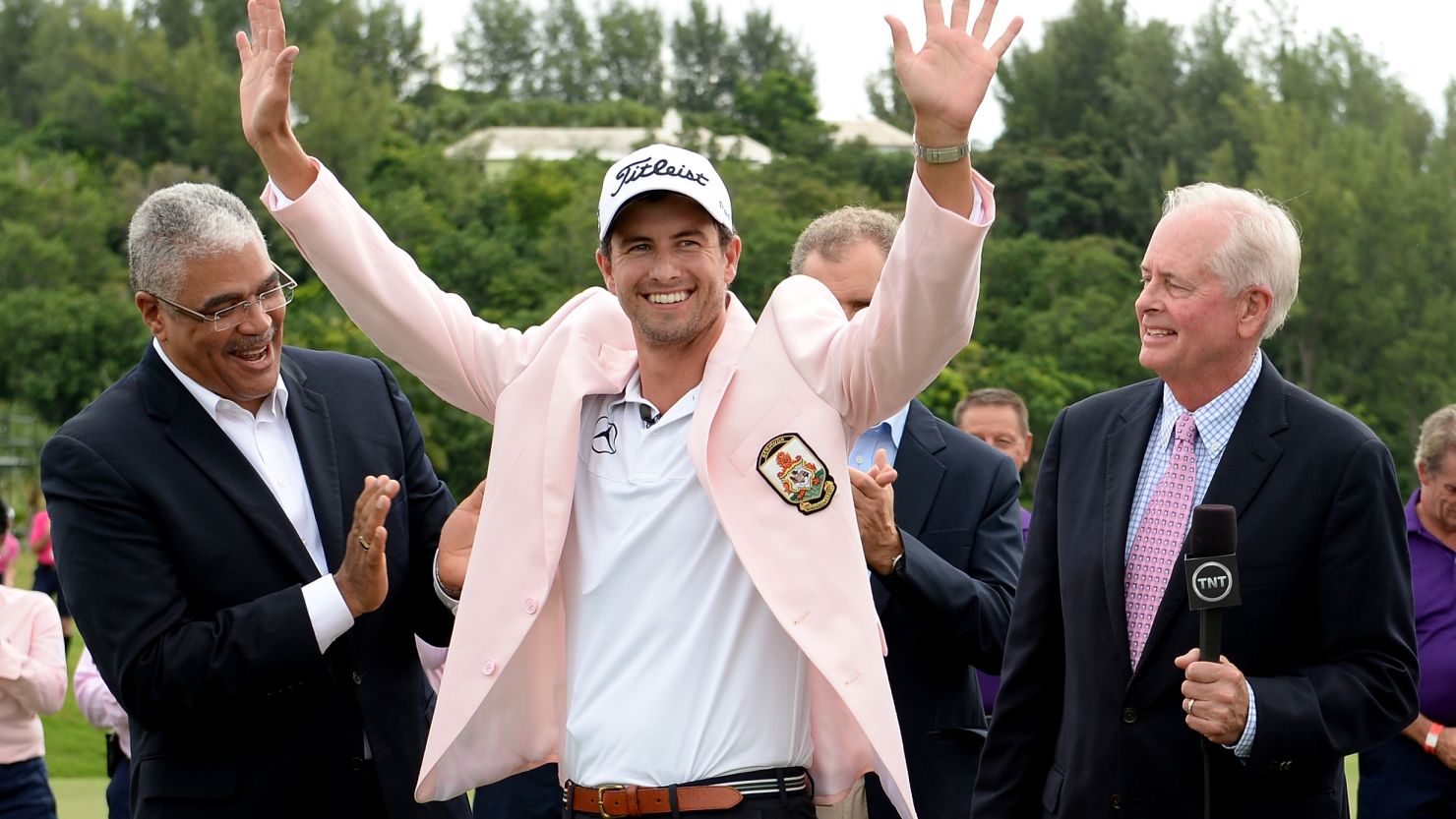 World No. 2 Adam Scott won the first major of his career at the Masters in April.