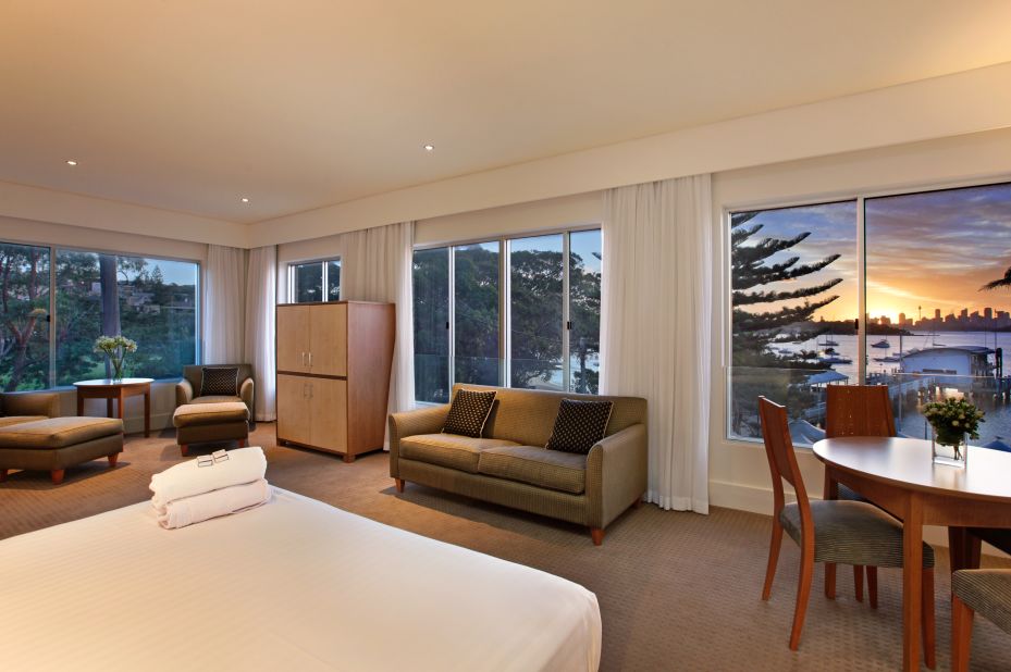 A scenic 20-minute ferry ride from central Sydney lands budget-minded travelers in Watsons Bay, where room rates at Watsons Bay Boutique Hotel start at about $170.