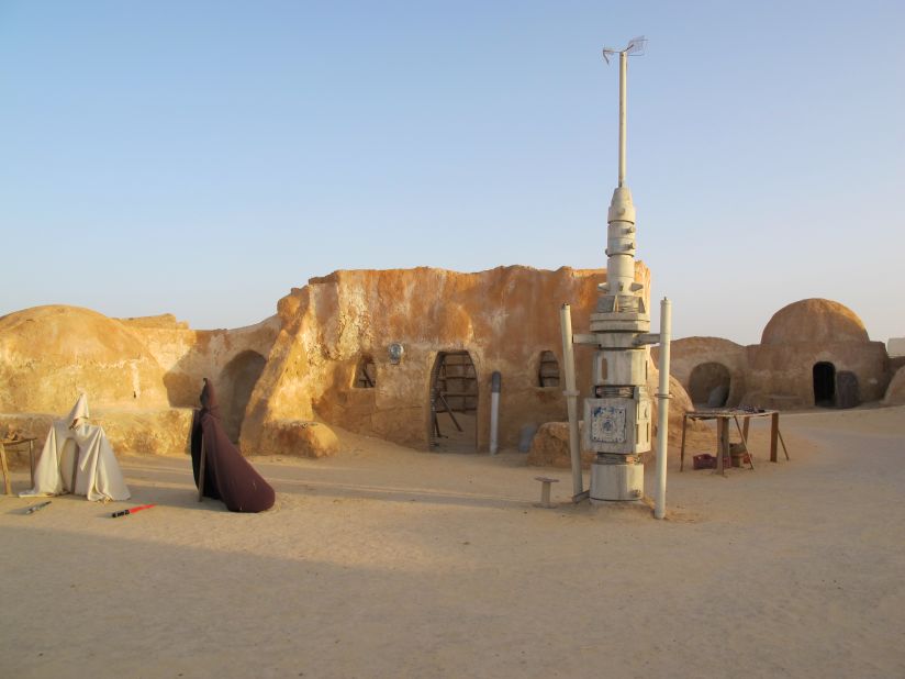 It is a pilgrimage destination for Star Wars fans from around the world, with Jedi Knight capes and lightsabers on display.