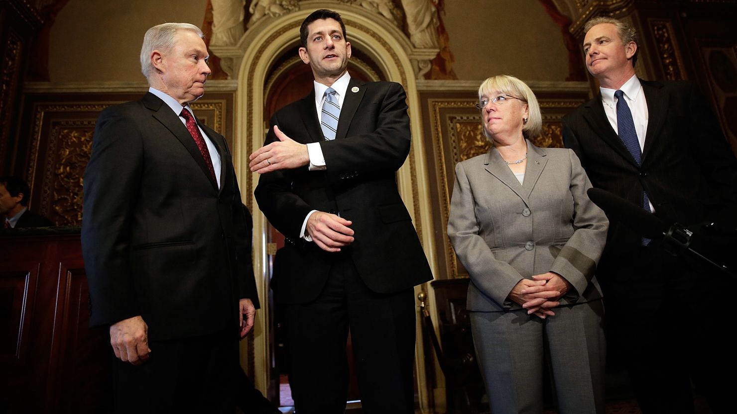 The four top congressional leaders on budget issues met Thursday morning on Capitol Hill.