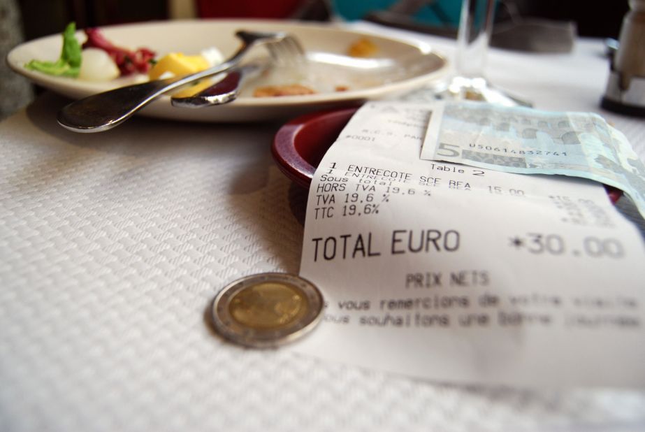 Parisians consider overt concern for money vulgar, so create a diversion before you check that restaurant bill.