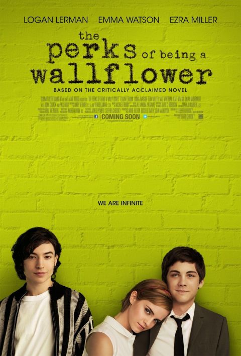 Stephen Chbosky wrote "The Perks of Being a Wallflower" and adapted it into a successful film in 2012 starring Ezra Miller, left, Emma Watson and Logan Lerman.