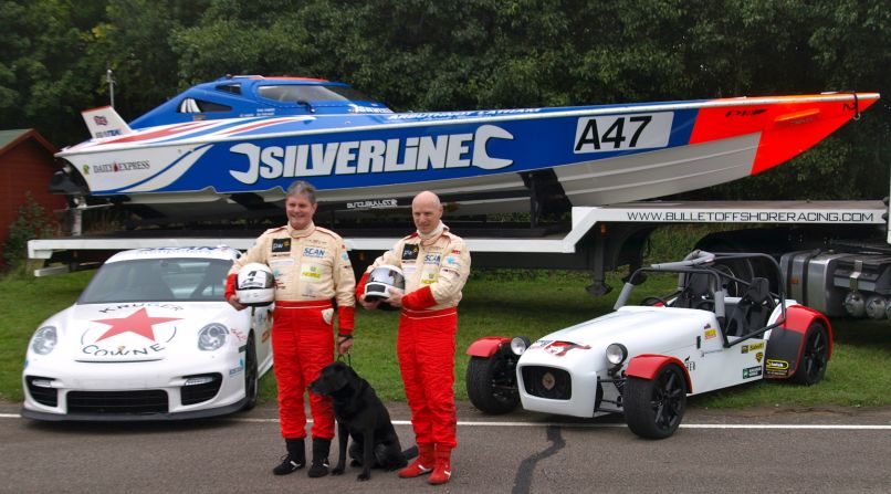 Mike Newman broke the blind land speed record by driving at an average speed of 186mph in September 2013. On November 1 he will try to break the blind water record in a powerboat off the English coast.