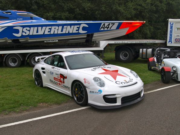 Newman was directed around the track at Bruntingthorpe Proving Ground, Leicestershire, England, via radio link by his stepfather Michael who is a driving instructor.
