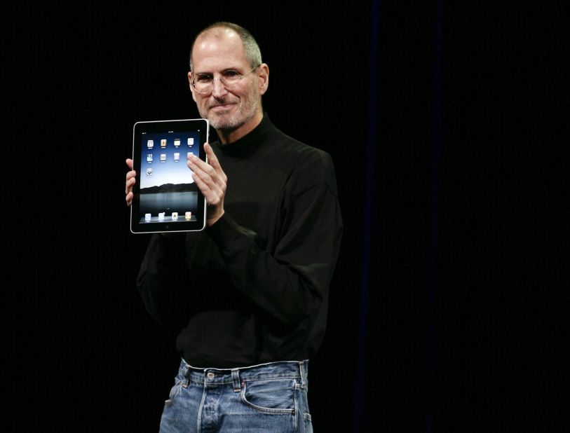 Apple CEO Steve Jobs introduced the first iPad to the world on January 27, 2010, in San Francisco. It created a new market for portable tablet computers, which have changed the way we consume video and other content on the go.