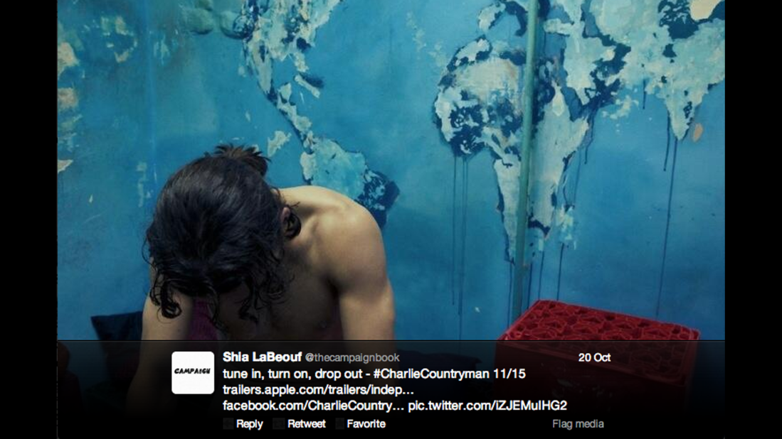 It's just too easy to make the joke about Shia LaBeouf's loving to be in "la buff." He tweeted a nude photo of himself from the 2013 film "Charlie Countryman" and <a href="http://music-mix.ew.com/2012/06/18/shia-labeouf-nude-sigur-ros-video/" target="_blank" target="_blank">has not been shy about appearing naked</a> in movies and a music video. 