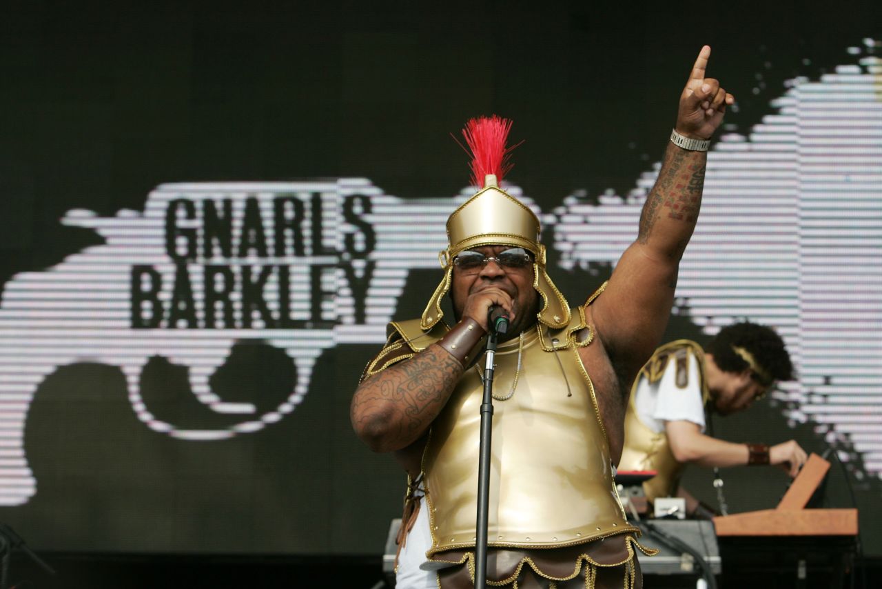Green performs with Gnarls Barkley onstage at the Virgin Festival by Virgin Mobile on September 23, 2006, in Baltimore.