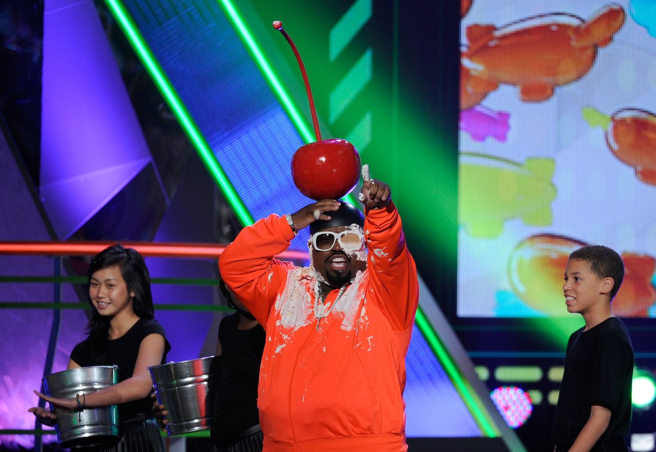 Green performs onstage at Nickelodeon's 25th Annual Kids' Choice Awards on March 31, 2012, in Los Angeles.