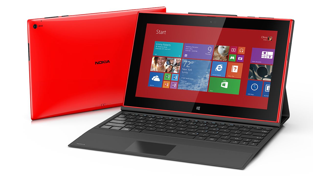 The new 10-inch Lumia 2520 tablet from Nokia runs the Windows RT operating system and costs $499.