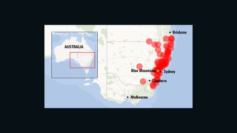 Wildfire threat across New South Wales