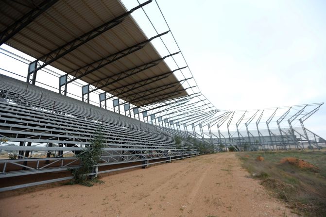 Libya hopes to host the 2017 Africa Cup of Nations and is already in the process of constructing a number of new venues. This stadium, which is in the southern suburbs of Tripoli, is expected to be finished in time for the tournament.