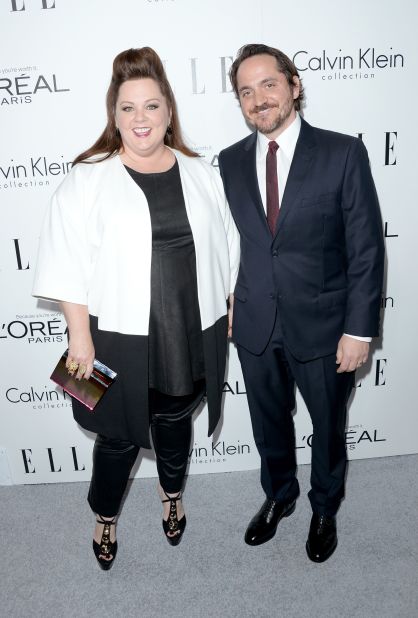 Actress Melissa McCarthy, 43, and her husband, Ben Falcone, 40, have been married since 2005.