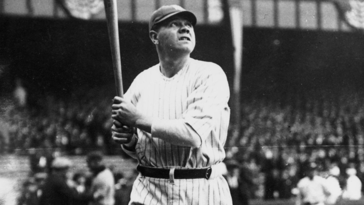 Hall of Famer Babe Ruth hit 60 home runs in 1927.