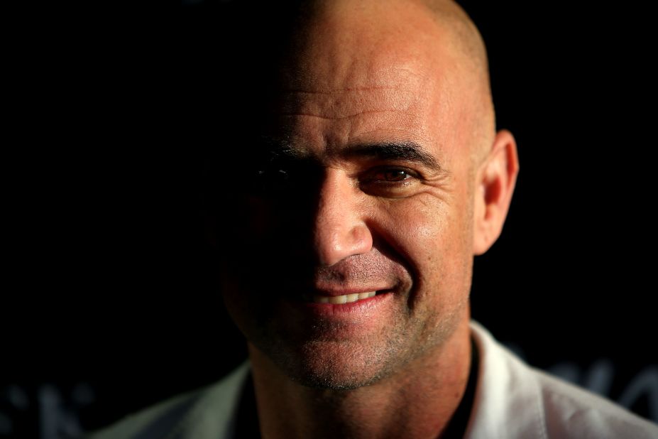 Former tennis player Andre Agassi.