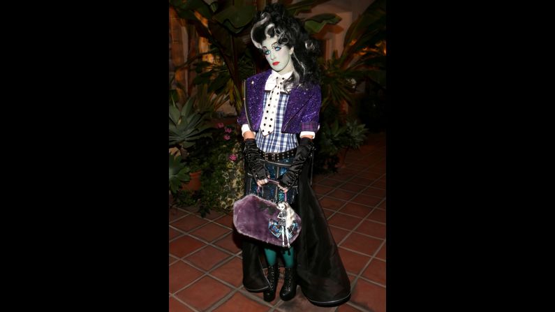 That's not a "Monster High" character come to life, but "90210's" Shenae Grimes certainly could've fooled us. The actress went as Frankie Stein for Matthew Morrison's Halloween party in 2012. 