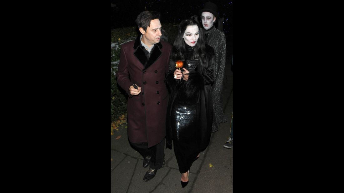 Only Kate Moss, accompanied by husband Jamie Hince in 2012, could make horror looks so haute. 
