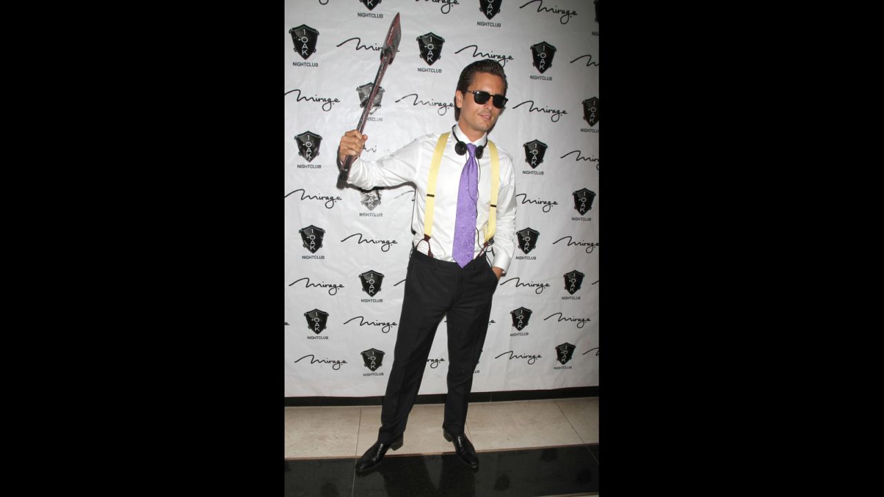 Clearly, Scott Disick is a dead ringer for Christian Bale in "American Psycho," which was his costume for a 2012 Halloween event. We're not sure if that's a good or bad thing, but there you have it. 
