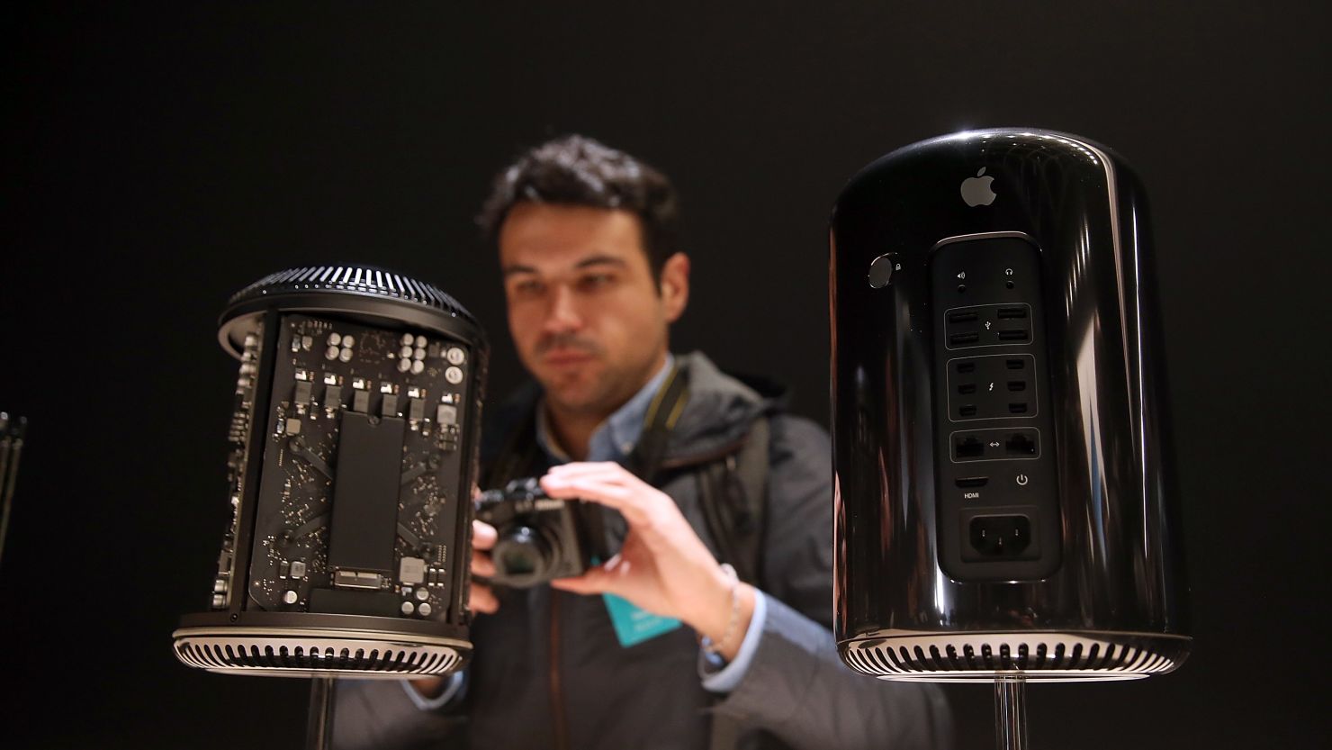 Apple's Mac Pro, which goes on sale Thursday, is designed for high-end users and starts at $2,999.