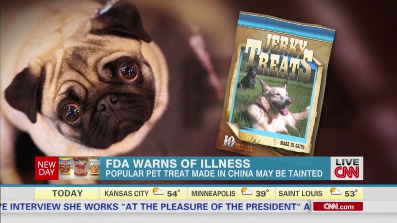 fda warning chicken jerky dog treats