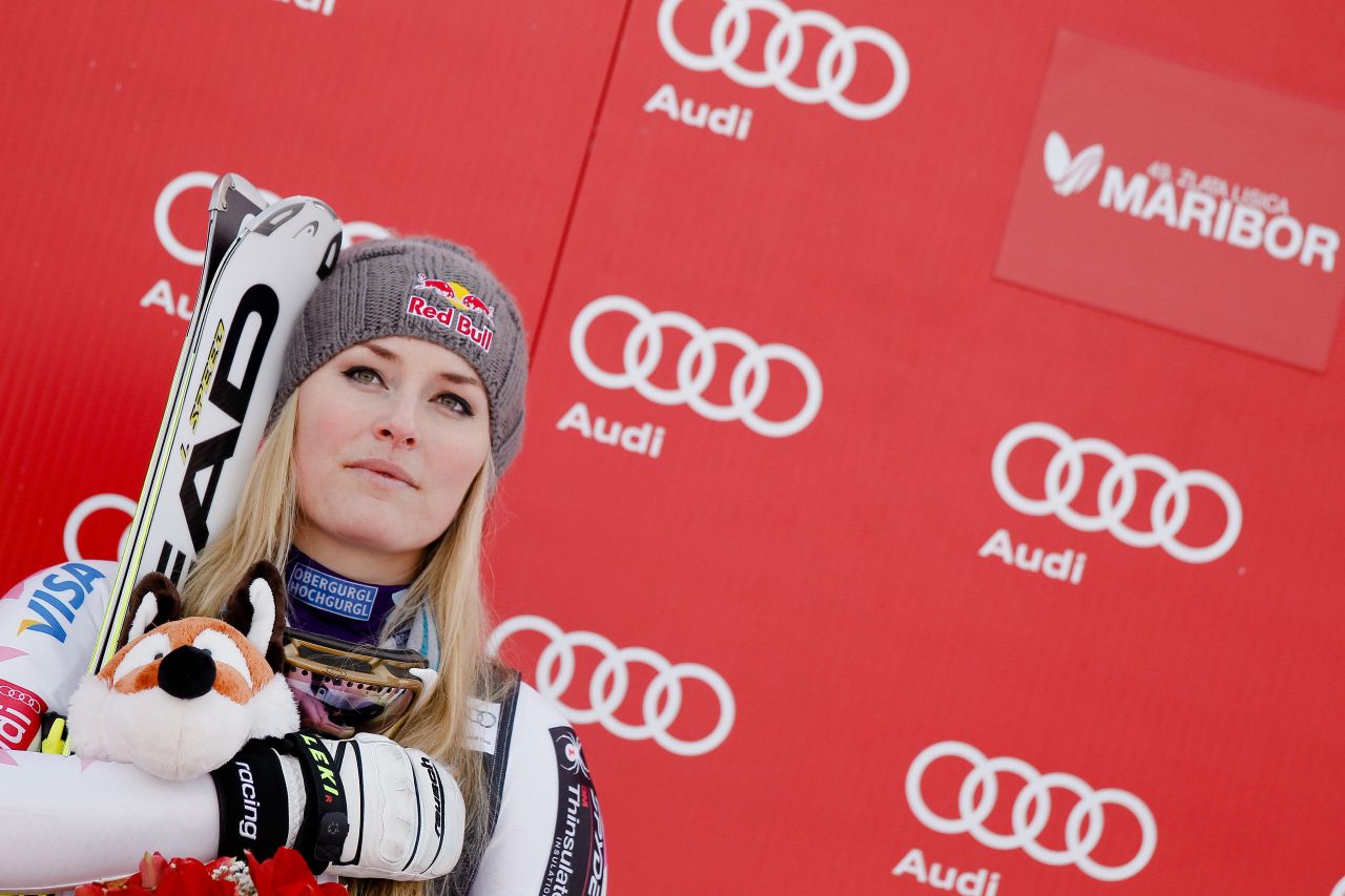 Lindsey Vonn, who is currently dating former IMG client Tiger Woods, hopes to be going for Olympic gold in the skiing events at Sochi 2014.