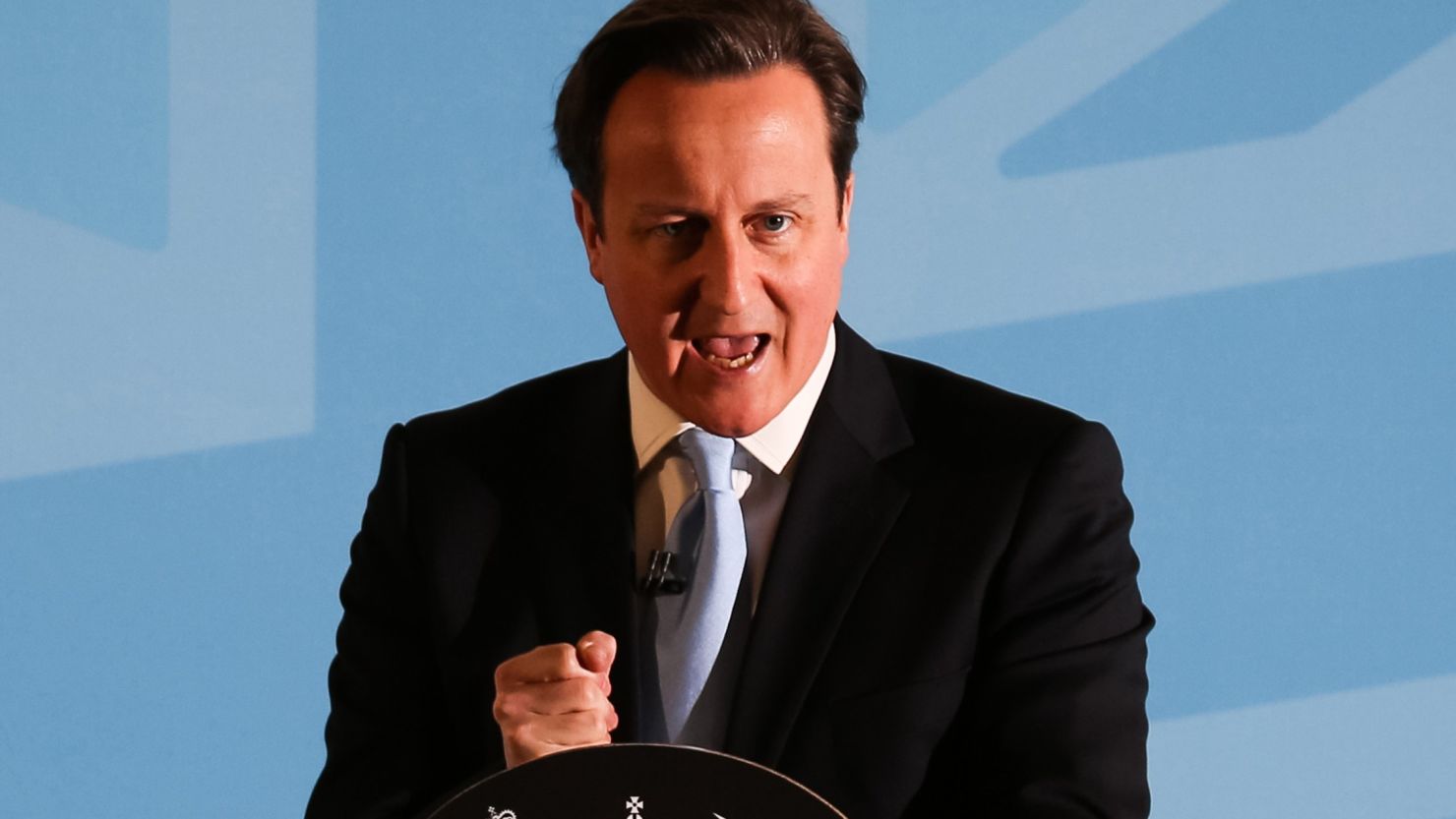 British Prime Minister David Cameron announces in March a new clampdown on immigration with plans to restrict benefits. 
