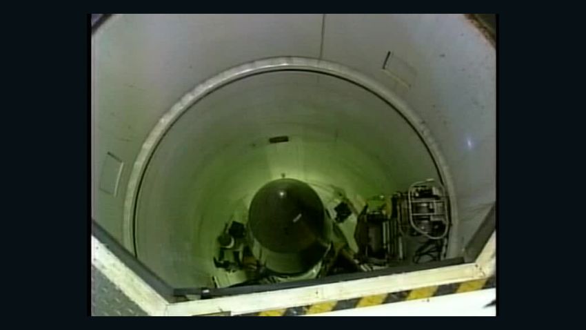 A U.S. Air Force nuclear missile silo. Nearly three dozen officers caught up in exam cheating scandal.