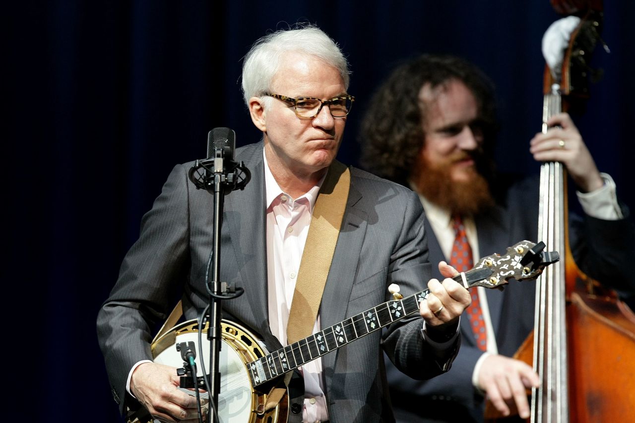Steve Martin escapes from acting in movies by performing as a bluegrass musician. He plays banjo -- sometimes with the Steep Canyon Rangers -- and even created the Steve Martin Prize for Excellence in Banjo and Bluegrass. He got <a href="http://www.rollingstone.com/music/news/steve-martin-to-receive-prestigious-bluegrass-award-20150812" target="_blank" target="_blank">a bluegrass award himself in October</a>. 