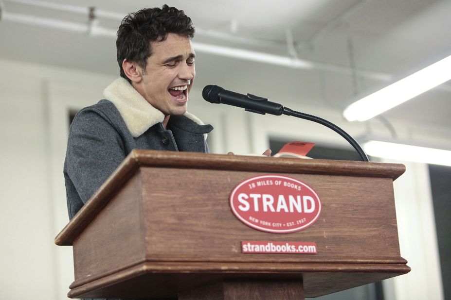 Sometimes the question about James Franco is whether he's an actor or is merely playing one, because he does many other things. He's written books -- including "Actors Anonymous" -- he's sung, and he's taught at New York University, Columbia and UCLA. In March, he'll release a book about Lana Del Rey. 