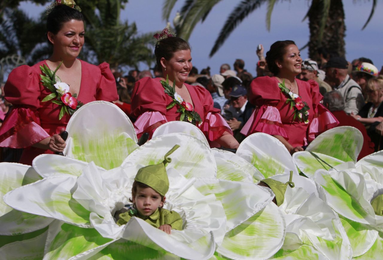 In Madeira, Portugal, the harvest is celebrated every  year with the wonderfully aromatic Madeira Island Flower Festival. The streets and parading floats are decorated with thousands of flowers. 