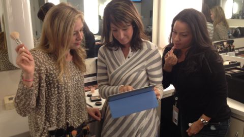 Taking a break: CNN's hair and makeup artists in New York browse Pinterest