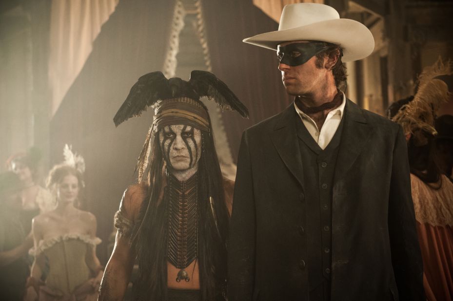 Loser: "The Lone Ranger" was saddled with a big budget but made less than $100 million. It did, however, end up as the butt of many jokes.