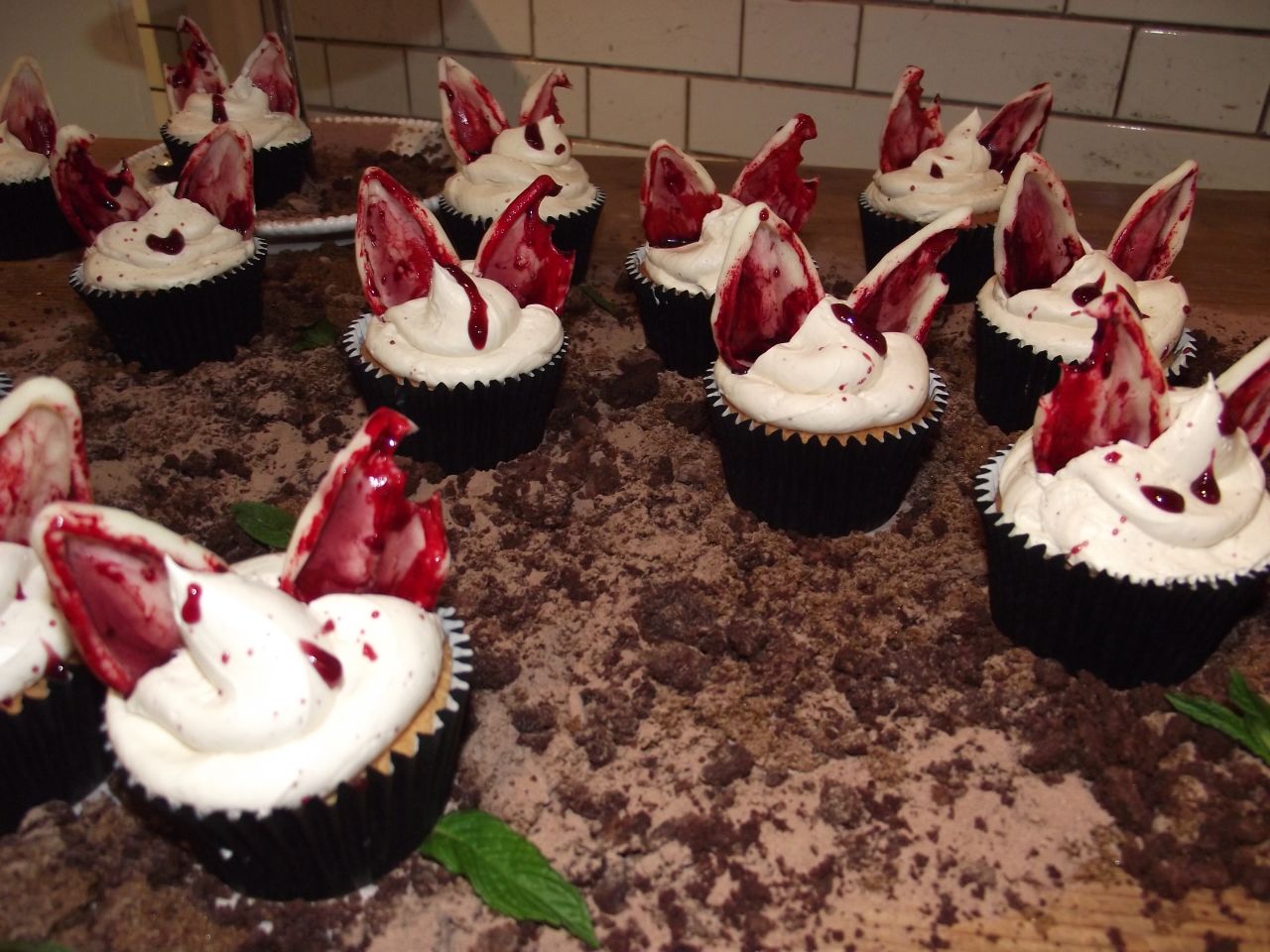 Also from the <a href="https://www.facebook.com/TheDaintyBakehouse" target="_blank" target="_blank">Dainty Bakehouse</a>, severed cherry rabbit ears anybody?