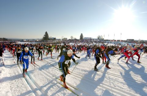 The Birkebeiner cross-country race is one of four annual sporting events honoring the rescue of the boy who would become the 13th-century Norwegian king Haakon Haakonsson IV. All are extremely popular, attracting around 70,000 participants every year. 