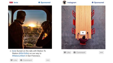 An early peek at Instagram's new ads show they are formatted just like normal posts but with a "sponsored" label and additional options to hide an ad.