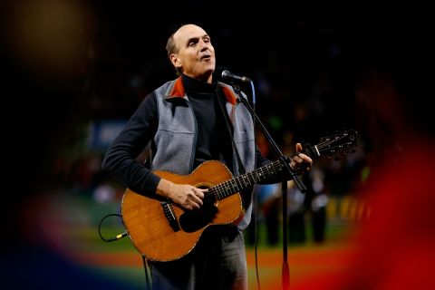 At the World Series game on October 24, 2013, it was James Taylor who had the save of the night. The singer was there to lead the stadium in the national anthem, but instead of "The Star-Spangled Banner," he began singing "America the Beautiful." 