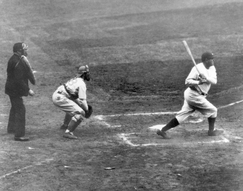In his new book, "One Summer: America, 1927," author Bill Bryson explores the turmoil and triumph of a few months in American history. Click through the gallery to see some of the events that unfolded.<br /><br />In September 1927, Babe Ruth of the New York Yankees hit his 60th home run of the season, a record that stood for decades.