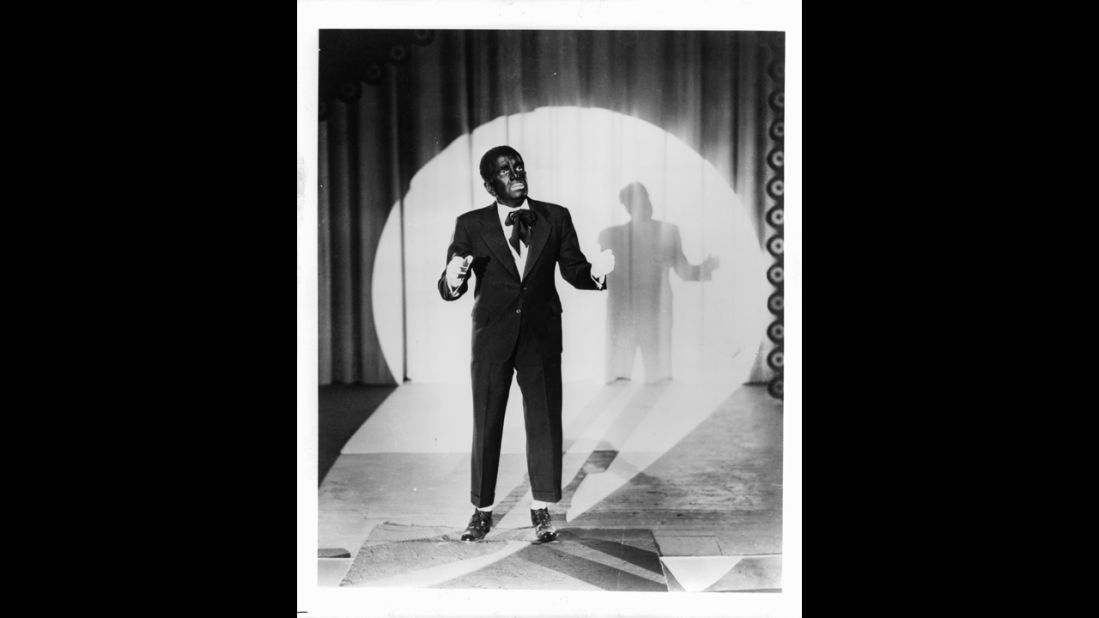 Al Jolson starred in the film "The Jazz Singer," which was released in 1927. It was the first feature-length film with talking sequences.