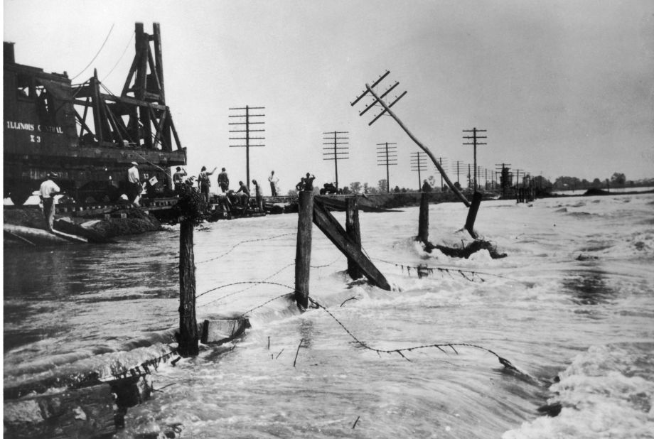 The Great Mississippi Flood of 1927 was the most destructive river flood in U.S. history. 