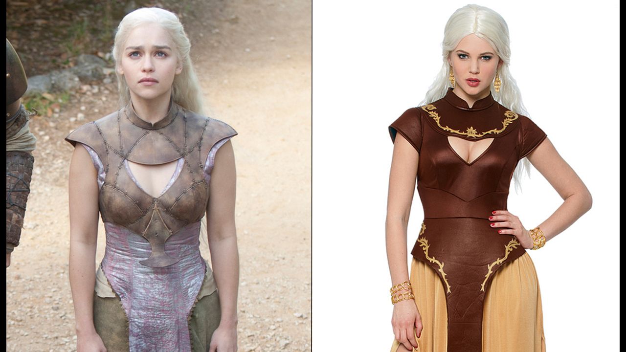 Winter is indeed coming, so get ready with the "Game of Thrones" Khaleesi Blue Warrior Princess costume.