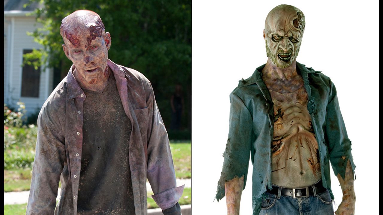 ... Or decomposing zombie from the hit AMC show "The Walking Dead?" Take your pick.
