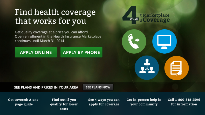 hhs obamacare site