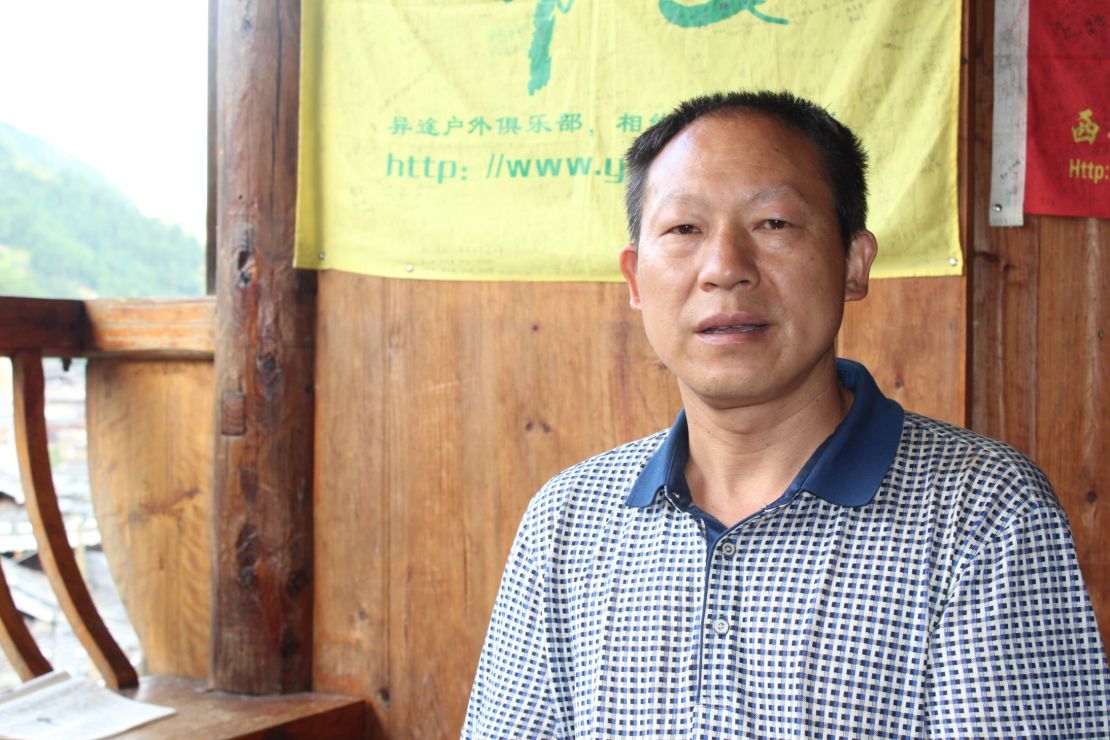 Tang Cheng, a Miao village chief, says tourists don't appreciate his culture