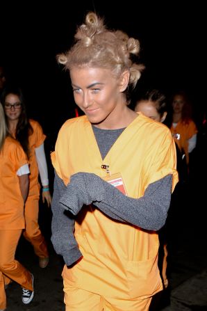 Oh Julianne Hough. What made you think darkening your skin for your Halloween costume as Crazy Eyes from prison drama "Orange Is the New Black" was a good idea? The actress/dancer <a href="index.php?page=&url=http%3A%2F%2Fwww.people.com%2Fpeople%2Farticle%2F0%2C%2C20749699%2C00.html" target="_blank" target="_blank">quickly apologized,</a> but here are some other stars with questionable actions: