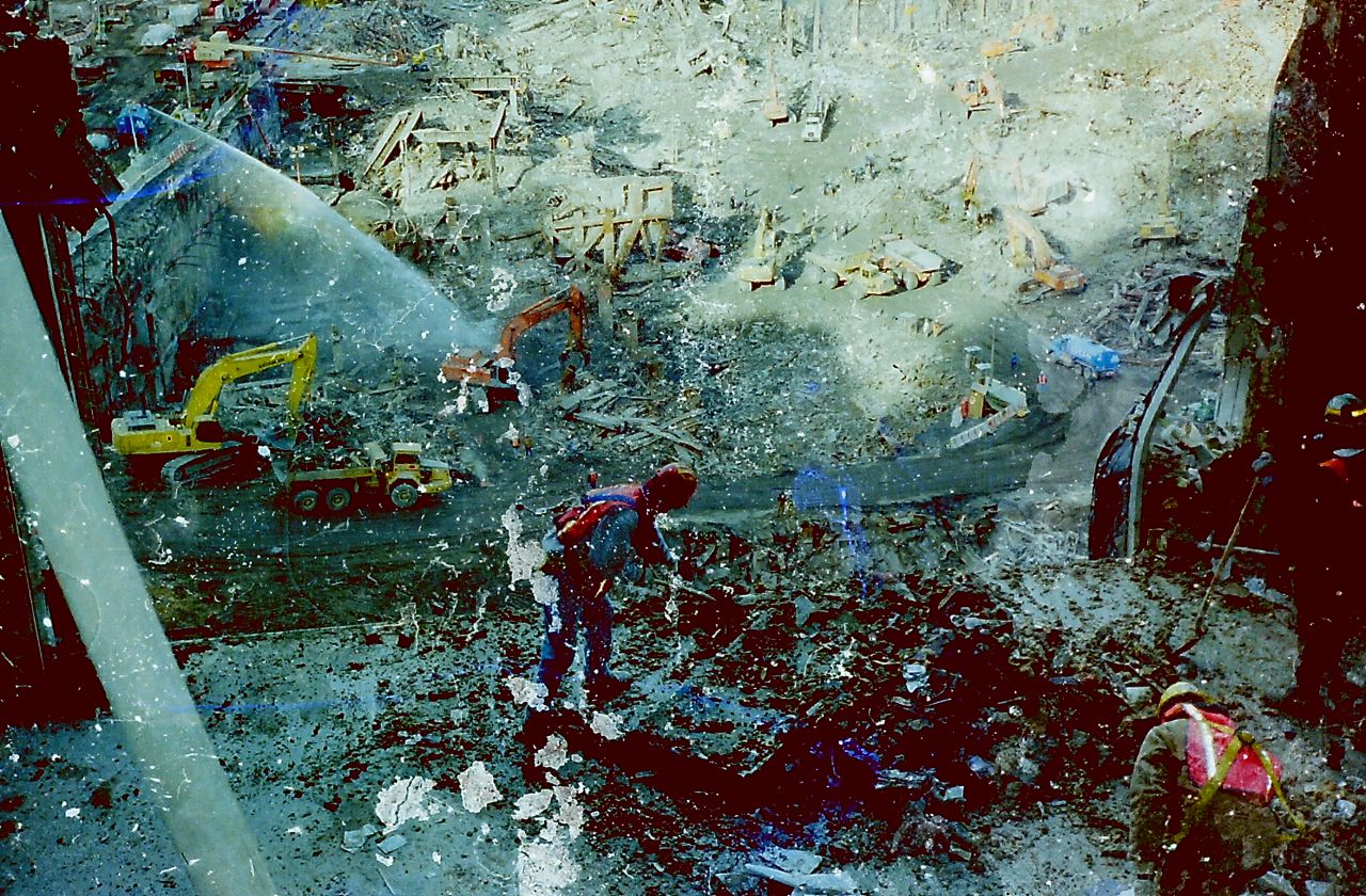 The exhibit is on display at Manhattan's First Park through October 29, the anniversary of Sandy hitting New York.