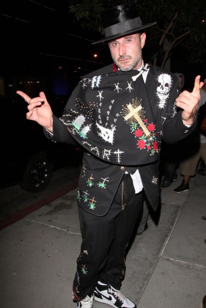 David Arquette gets into the Halloween spirit on October 26. 